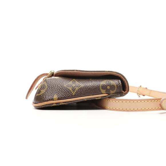 LOUIS VUITTON Brown Monogram Pochette Shoulder Bag